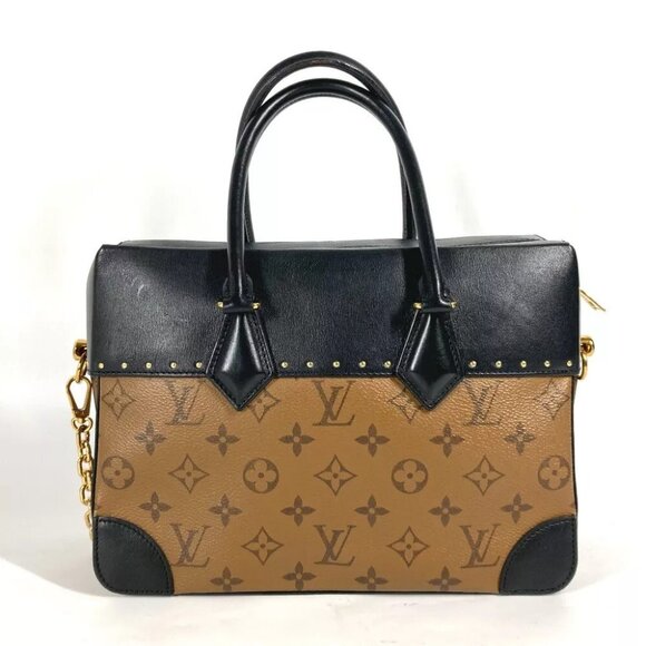 LOUIS VUITTON M43595 Monogram reverse City Malle Chain Hand Bag - Picture 3 of 15